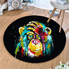 Round 5mm Area Rugs Machine Made Polyster Non Skid Modern 3D miniinthebox