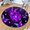 Round 5mm Area Rugs Machine Made Polyster Non Skid Modern 3D miniinthebox