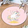 Round 5mm Area Rugs Machine Made Polyster Non Skid Modern 3D miniinthebox