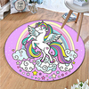 Round 5mm Area Rugs Machine Made Polyster Non Skid Modern 3D miniinthebox