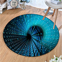 Round 5mm Area Rugs Machine Made Polyster Non Skid Modern 3D miniinthebox