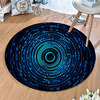 Round 5mm Area Rugs Machine Made Polyster Non Skid Modern 3D miniinthebox