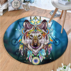 Round 5mm Area Rugs Machine Made Polyster Non Skid Modern 3D miniinthebox