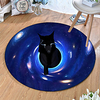 Round 5mm Area Rugs Machine Made Polyster Non Skid Modern 3D miniinthebox