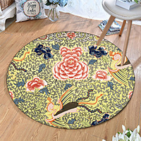 Round 5mm Area Rugs Machine Made Polyster Non Skid Modern 3D miniinthebox