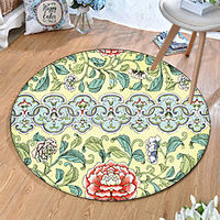 Round 5mm Area Rugs Machine Made Polyster Non Skid Modern 3D miniinthebox