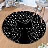 Round 5mm Area Rugs Machine Made Polyster Non Skid Modern 3D miniinthebox