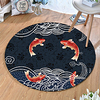 Round 5mm Area Rugs Machine Made Polyster Non Skid Modern 3D miniinthebox