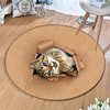 Round 5mm Area Rugs Machine Made Polyster Non Skid Modern 3D miniinthebox