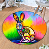 Round 5mm Area Rugs Machine Made Polyster Non Skid Modern 3D miniinthebox