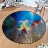 Round 5mm Area Rugs Machine Made Polyster Non Skid Modern 3D miniinthebox