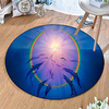 Round 5mm Area Rugs Machine Made Polyster Non Skid Modern 3D miniinthebox