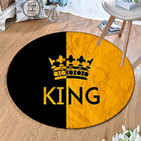 Round 5mm Area Rugs Machine Made Polyster Non Skid Modern 3D miniinthebox