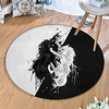 Round 5mm Area Rugs Machine Made Polyster Non Skid Modern 3D miniinthebox
