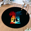 Round 5mm Area Rugs Machine Made Polyster Non Skid Modern 3D miniinthebox