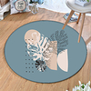 Round 5mm Area Rugs Machine Made Polyster Non Skid Modern 3D miniinthebox