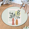 Round 5mm Area Rugs Machine Made Polyster Non Skid Modern 3D miniinthebox