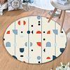Round 5mm Area Rugs Machine Made Polyster Non Skid Modern 3D miniinthebox