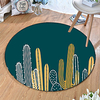 Round 5mm Area Rugs Machine Made Polyster Non Skid Modern 3D miniinthebox