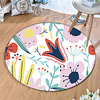 Round 5mm Area Rugs Machine Made Polyster Non Skid Modern 3D miniinthebox