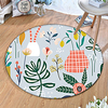 Round 5mm Area Rugs Machine Made Polyster Non Skid Modern 3D miniinthebox