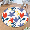 Round 5mm Area Rugs Machine Made Polyster Non Skid Modern 3D miniinthebox