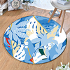 Round 5mm Area Rugs Machine Made Polyster Non Skid Modern 3D miniinthebox