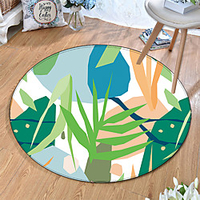 Round 5mm Area Rugs Machine Made Polyster Non Skid Modern 3D miniinthebox