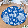 Round 5mm Area Rugs Machine Made Polyster Non Skid Modern 3D miniinthebox