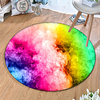 Round 5mm Area Rugs Machine Made Polyster Non Skid Modern 3D miniinthebox