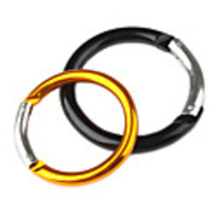 Round Aluminum Carabiner (Color Assorted)