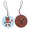 Round Bear Face Travel Tag