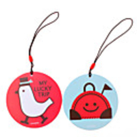 Round Chicken Travel Tag - My Lucky Trip