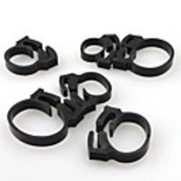 Round Cliping Designed Cord Ring Plastic Clamp for Cable