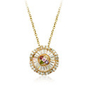Round Crystal Necklace