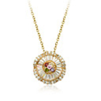 Round Crystal Necklace