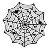 Round Halloween Decoration Tablecloth Black Lace Spider Web Table Topper Halloween Decoration Tablecover Overlay for Holiday Dinner Party and Scary Movie Nights 100cm(40 Inch) 2 Pcs