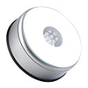 Round Mirror with 7-LED Colorful Light