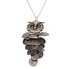 Round Owl Plend Necklace