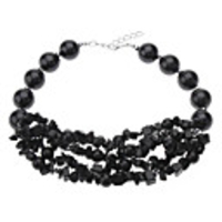 Round Pearl Rubble Necklace