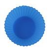 Round Silicone Mould for DIY Cake/Muffin/Cupcake/Soap,  Blue