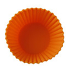 Round Silicone Mould for DIY Cake/Muffin/Cupcake/Soap,  Orange