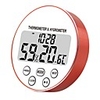 Round Temperature and Humidity Meter with Timer time CH-918 Indoor Digital Display Electronic New Product Temperature and Humidity Meter