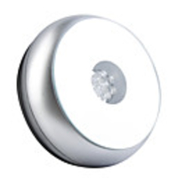 Round Turntable Mirror with 7-LED Colorful Light 3 AA