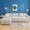 Royal Print Dustproof All-powerful Slipcovers Stretch L Shape Sofa Cover Super Soft Fabric Couch Cover Sofa Furniture Protector with One Free Boster Case miniinthebox