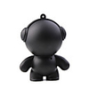 Rubber Man Portable Mini Speaker for iPhone/iPod/Cellphones/MP3/Laptop (Black)