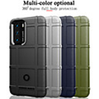 Rugged Fiber Shield Case For Huawei P40 Pro P40 Lite P Smart 2019 Y6 2019 P30 Lite P30 P20 Pro Mate 30 Pro Mate 20 Pro Honor 20 Honor 9X Y5 Y9 Y7 2019 P Smart Z Rubber TPU Shockproof Armor Back Cover