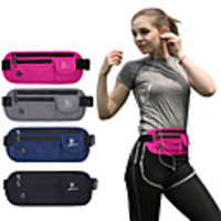 Running Belt Fanny Pack Waist Bag / Waist pack for Running Marathon Bike / Bicycle Travel Sports Bag Lightweight Rain Waterproof Quick Dry Minimalist Nylon Running Bag / iPhone X / iPhone XS Max