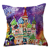 Russia View Double Side Cushion Cover 1PC Soft Decorative Square Throw Pillow Cover Cushion Case Pillowcase for Sofa Bedroom Livingroom Outdoor Superior Quality Machine Washable Outdoor Cushion for Sofa Couch Bed Chair miniinthebox