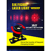 S-09 Car And Motorcycle Taillights Project Multiple Patterns Shooting star Etc Laser Light Foglight Strong Penetrability Safety 6 Patterns To Choice 1PCS